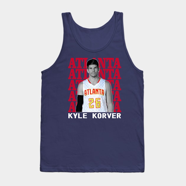 Atlanta Hawks Kyle Korver 26 Tank Top by Thejockandnerd